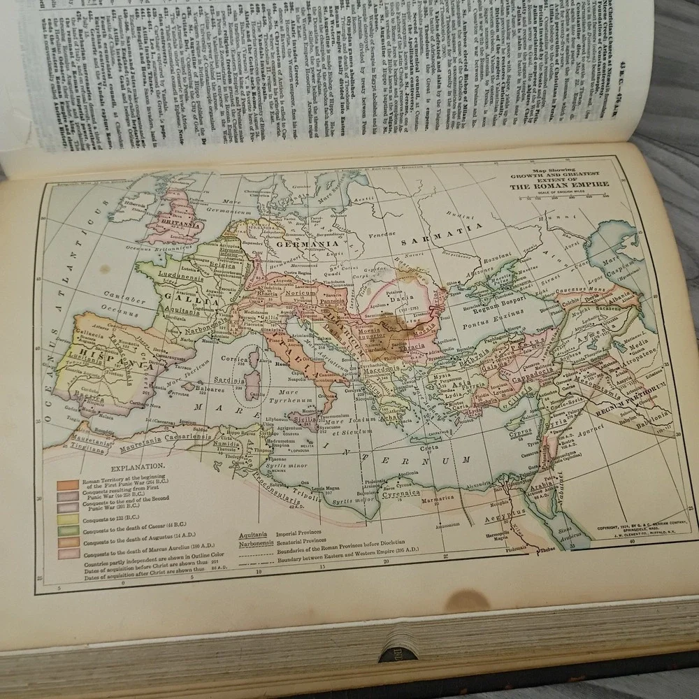 Vtg Webster's New International Dictionary, 1909 India Paper Ed Printed 1927